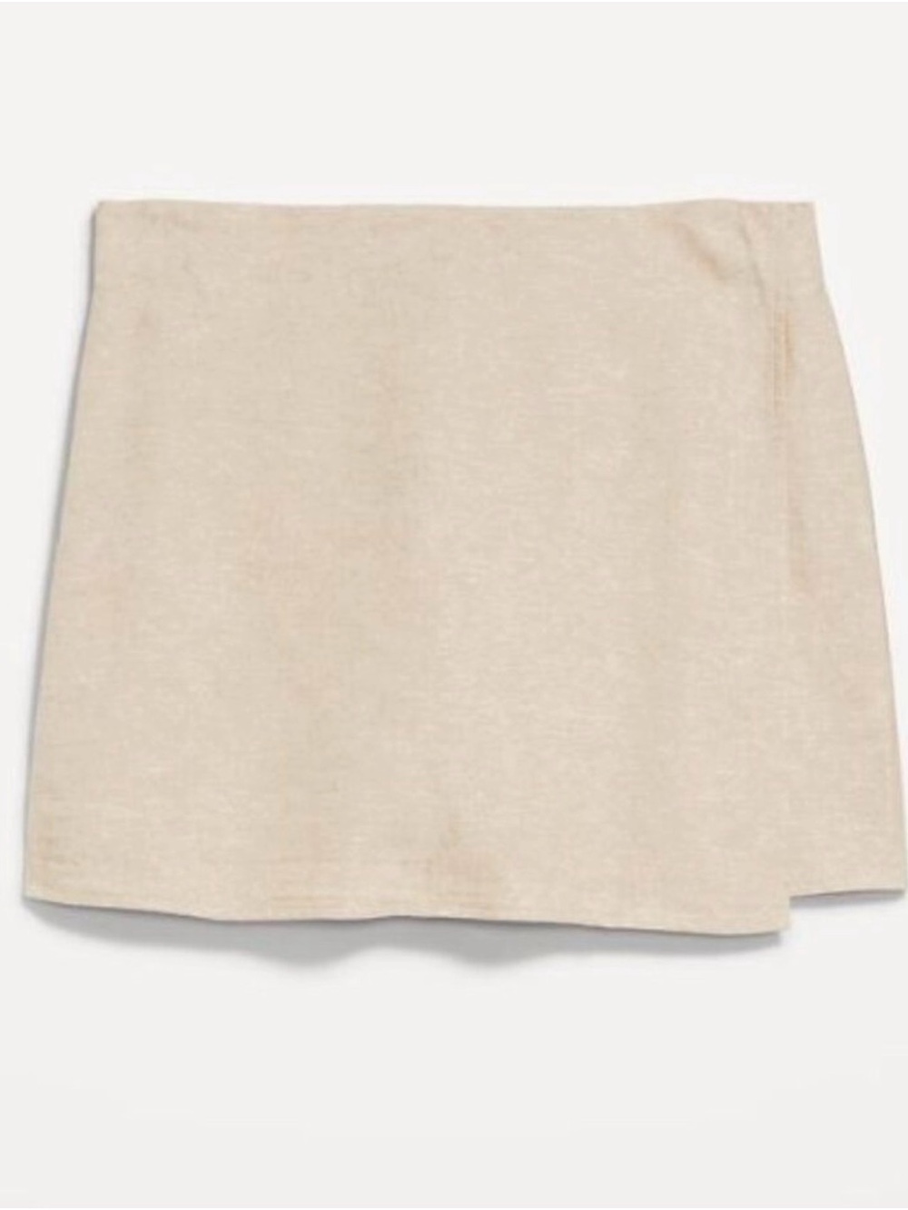 Old Navy Beige Linen-Blend Mini-Skort - Picture 4 of 6